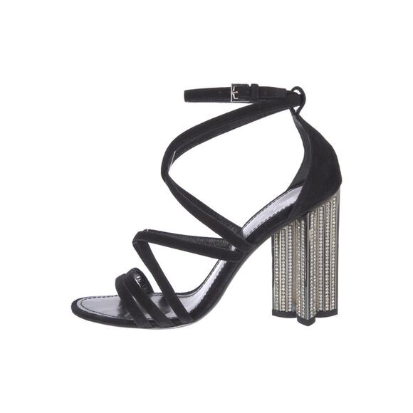❤️Louis Vuitton Suede Crystal Embellishments Heels❤️ - Picture 1 of 5